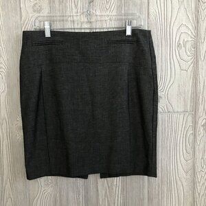 Express Business Pencil Skirt Charcoal Dark Grey - 8